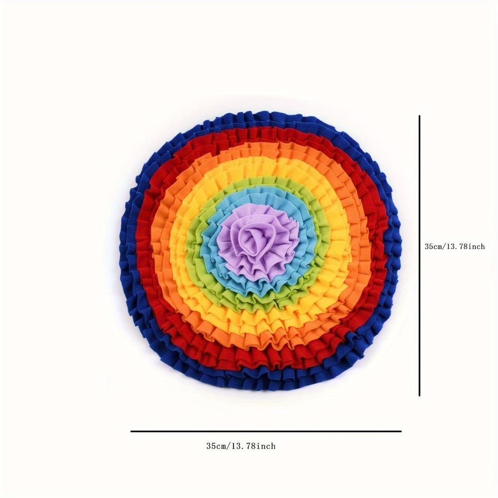 Sniffing Mat Puzzle Toy for Small & Medium Dogs - Slow Feeding, Lick Mat, Decompression Blanket