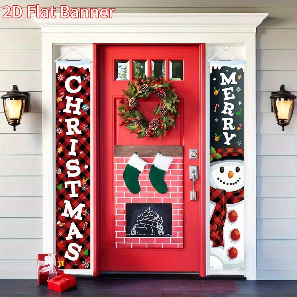 2pcs Christmas & Halloween Door Couplet #5047