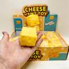 Squishy Square Cheese Squeeze Toys Rebound Push Stress Relief Sensory Toy Soft Butter Cheese Fidget Toy Gifts