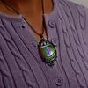 Fashionable Retro Necklace, Dreamy Devil's Eye Black Necklace