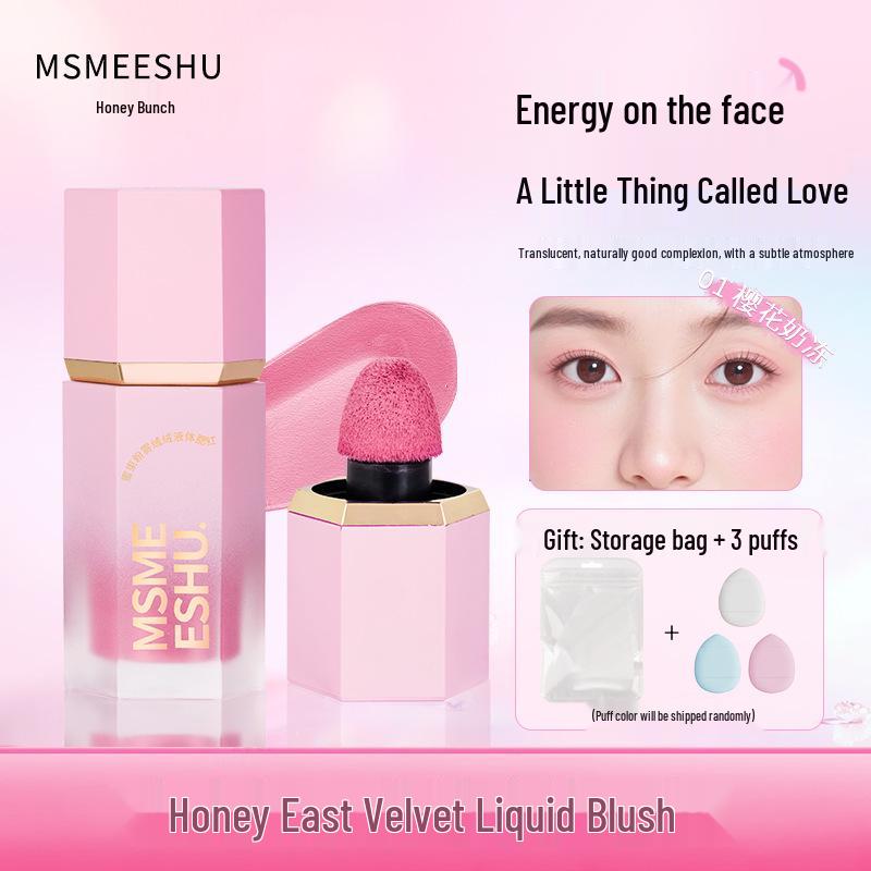 

Honey Beam Matte Liquid Blush & Highlighter with Cushion Applicator