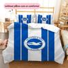 Brighton2 Pattern Bedding Quilt Set  Home Decoration  Gift (1 * Duvet Cover + 2 * Pillowcase  Without Core)