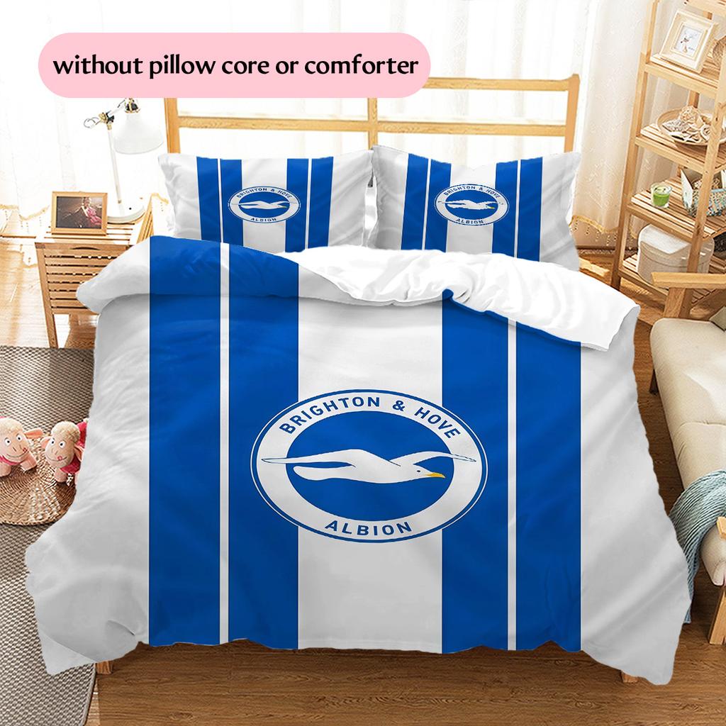 Brighton2 Pattern Bedding Quilt Set  Home Decoration  Gift (1 * Duvet Cover + 2 * Pillowcase  Without Core)