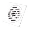 Thick Stainless Steel Square AntiOdor Bathroom Floor Drain Cover Waste Gate Shower Drainer