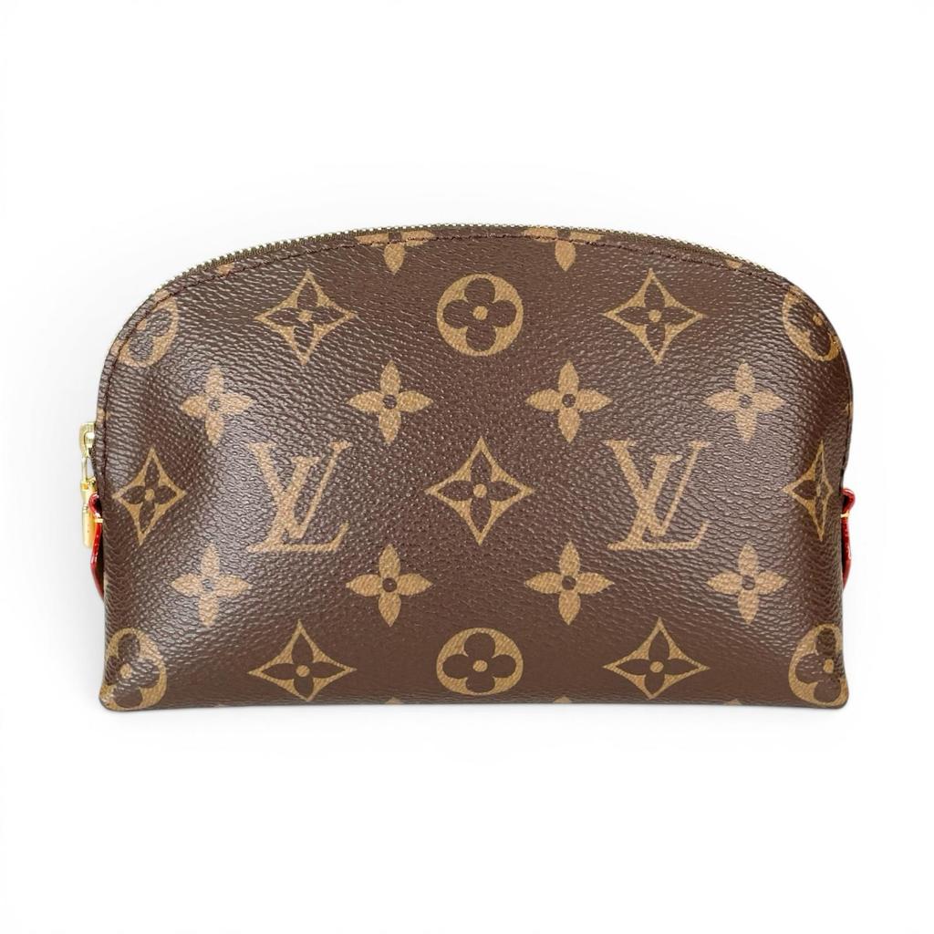 Pristine LOUIS VUITTON Pochette Pochette Cosmetic PM Brown Monogram Canvas Women Used