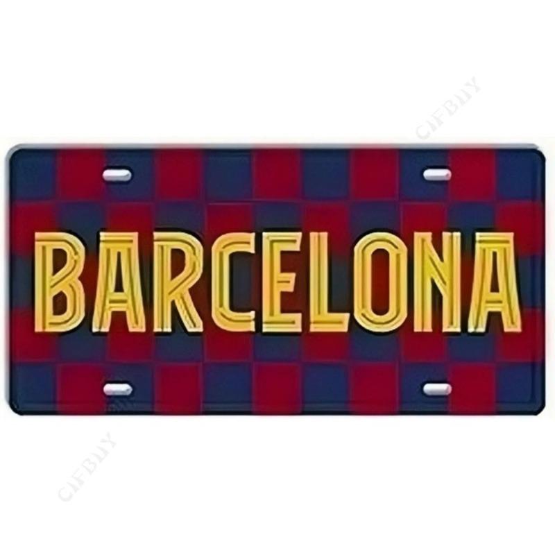 Souvenir Metal License Plate, Custom Auto Sign 15x30cm