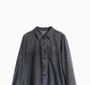 2026 Spring Women's Cotton Denim Shirt: Simple Retro Casual Jacket 89589