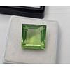 Princess Cut Natural Green Peridot 12+ Ct Stunning Certified Loose Gemstone