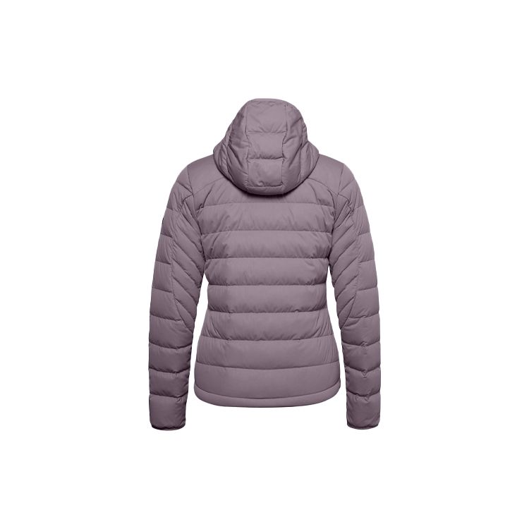 Under Armour Packable Lightweight Hooded Down Jacket Women Outerwear Lead-Gray Purple 1355833-585