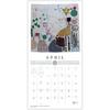 Marble City Press Modern Quilts Calendar 2026 | 12" x 24" Fiber Arts Calendar 12 Month Maker Improv Quilting Patterns, Heidi Parkes, Sewing and