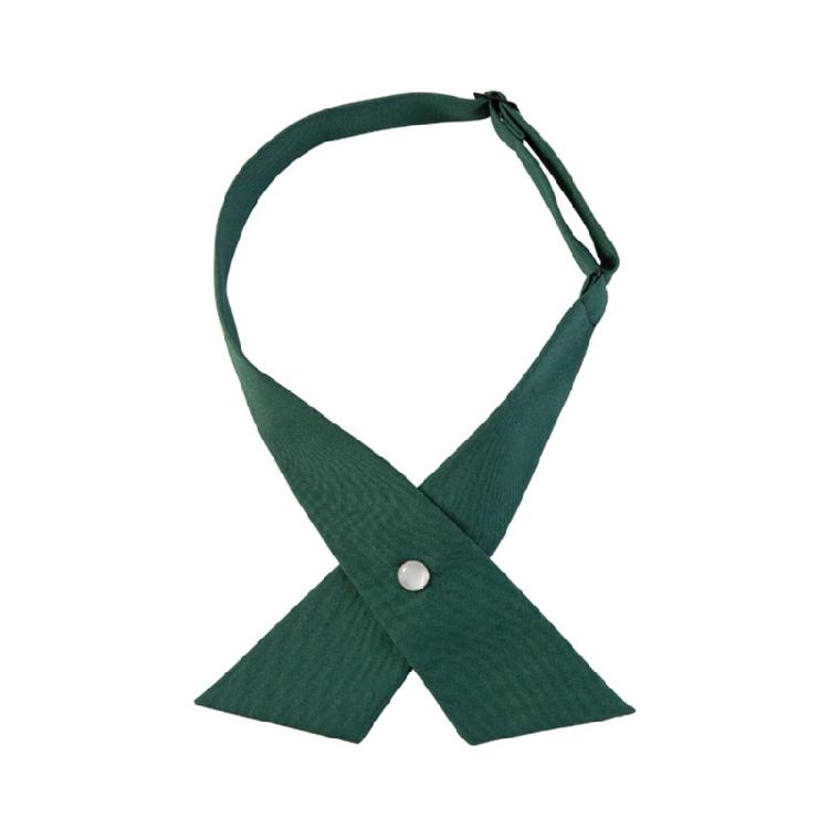 Adjustable Pre-tied Bow Tie Solid Color Bowties for Women Criss Cross Bow Tie