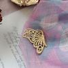 Metal Butterfly Brooches For Women Alloy Material Office Lady Insect Pin Gold Color New Arrival 2023