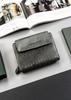 PTN WD2-VLCN-4499 Black Gray Leather Wallet