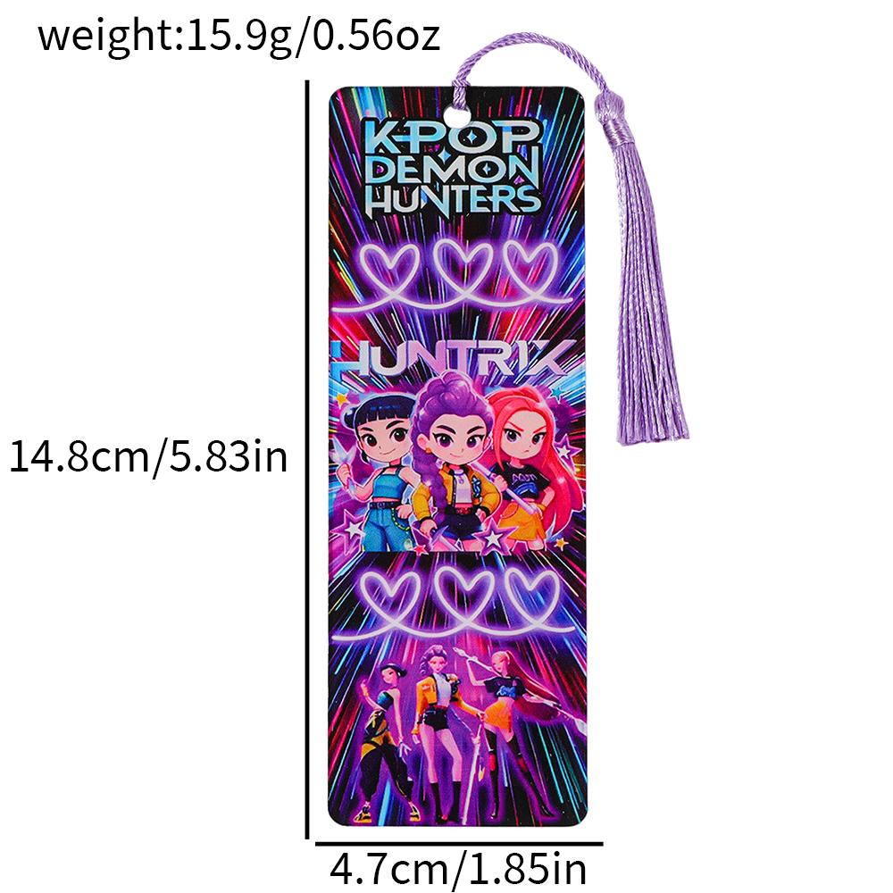 Kpop Dämonenjäger Acryl Lesezeichen Saja Jungs Anime Fans Sammlerstücke Geschenke Geburtstagsgeschenk für Freunde Weihnachtsgeschenk