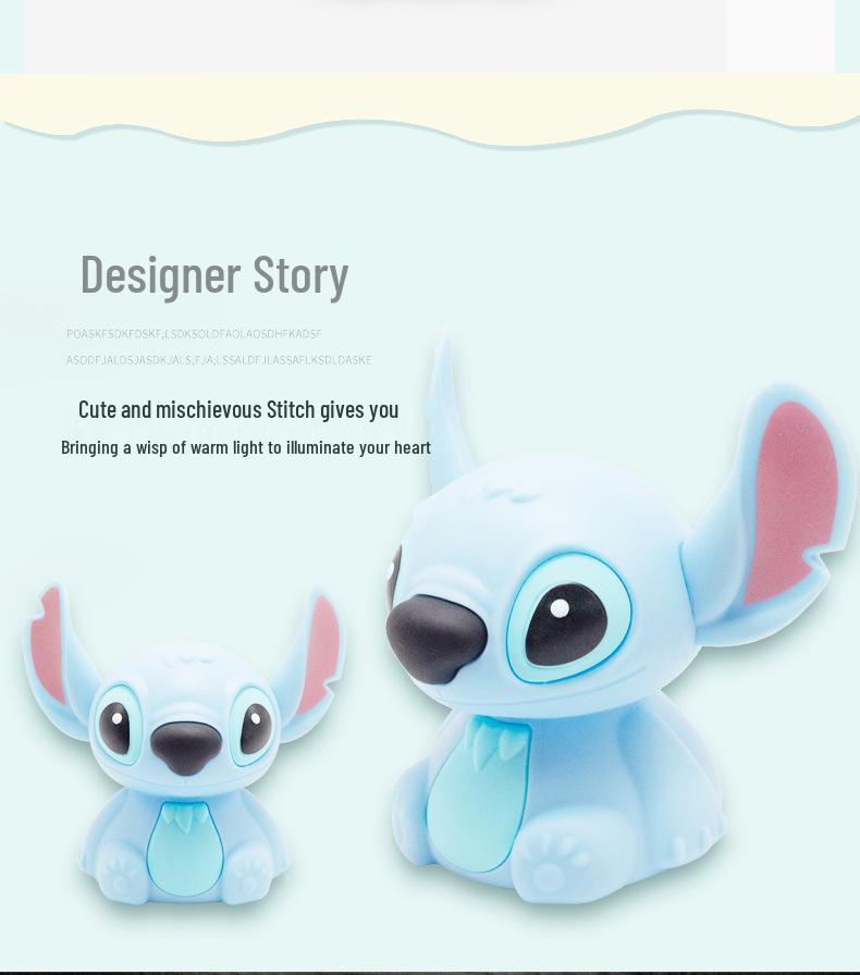 Stitch Pat Light: Colorful Touch Night Lamp with Quantity Discounts