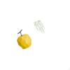 Porcelain Fruit Sculpture Ornament Collectible Table Statue Geometric Decor for Festival Office