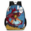 Naruto Peripheral Schoolbag Naruto Sasuke European and American Elementary and Middle School Students Backpack Cartoon Animation Computer Bag