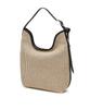 Athe Vanessabruno [Ecole] Black Beige Ecole Raffia Shoulder Bag Aaba6E821Bk