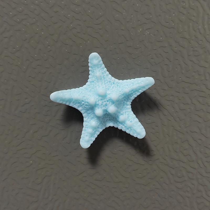4cm Resin Starfish Fridge Magnet Home Decor Accessory Aquarium Ornament Refrigerator Cute Kitchen Decorations Po Stickers