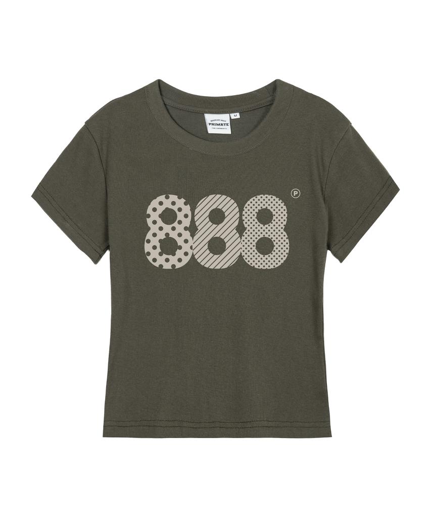 PRIMATE Aspect Number.888 Women'S Slim Fit Short Sleeve T-Shirt 5 Colors