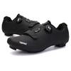 Unisex Road Mountain Bike Cycling Shoes Hard Sole Clipless Compatible Breathable Supportive Gym Indoor Trainer