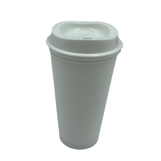 Drinking Bottle Non-slip Easy To Grip PP Portable Lid Coffee Mug Office