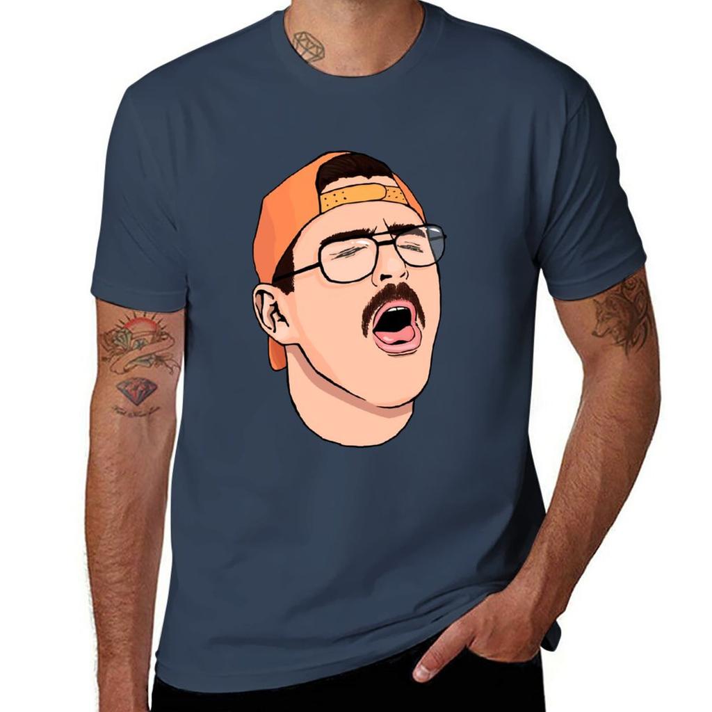 Julien Coughing TShirt Blanks Quickdrying T Shirts Men