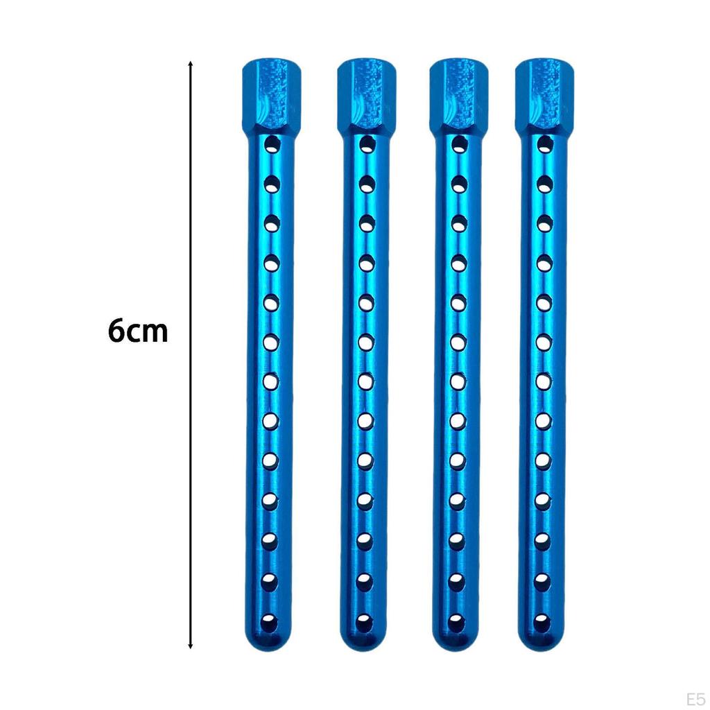 Aluminum RC Car Body Post Mounts for 1:10 Scale Vehicles