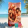 Customizable personalized beach towels (G)I-DLE themed designs.Suitable for the beach, yoga, sports;ideal as beach accessories