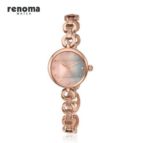 [RENOMA Watches] RENOMA Watches Women s Metal Band Watch Aurora RE590GR none