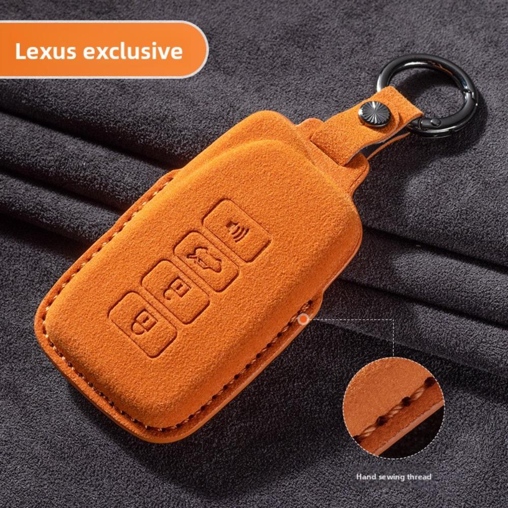 Premium Suede Key Cover for Lexus ES300H NX260 UX LS500 Car Keys Durable and Stylish