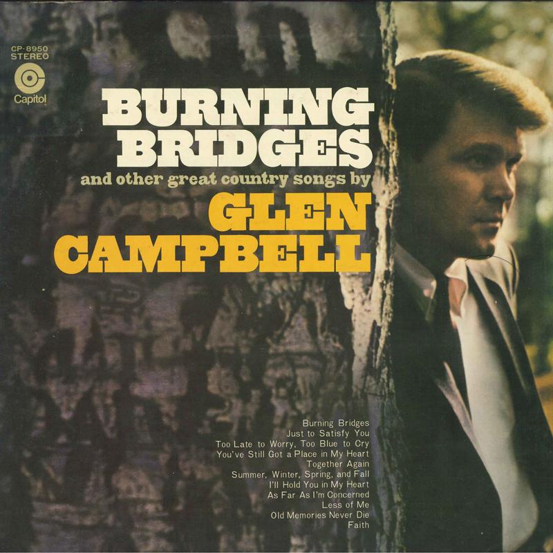 

Виниловая пластинка ГЛЕН КЭМПБЕЛЛ - Горящие мосты CP8950 Capitol Records Япония Кантри/Фолк Б/У