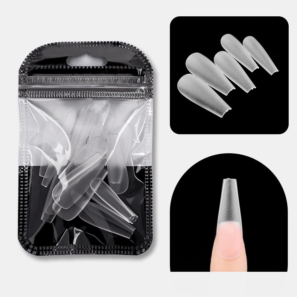 Nail Art Tablets Ultra-Thin And Seamless Half-Stickers, Full Stickers, Matte Square Long Water Droplets, Almonds, No-Carving And Grinding Fake Nail