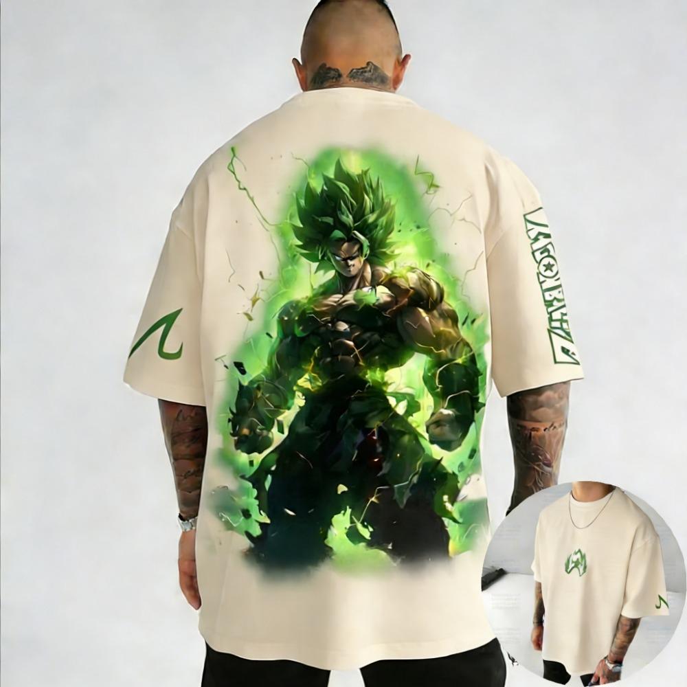 Anime Printed Men's and Women's T-shirt Summer Casual Top