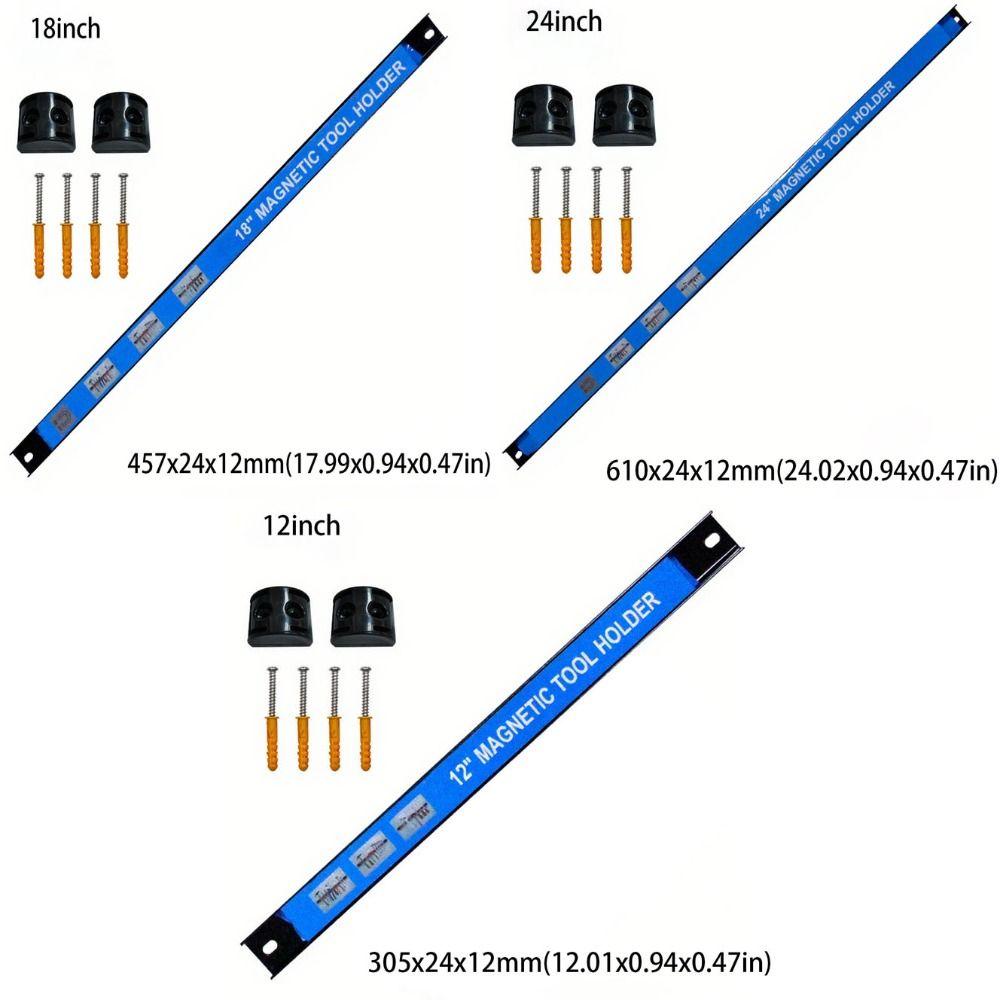 Strong Magnetic Space Efficient Holder Heavy Duty Metal Tool Holder Tool Storage Strip  Home Use