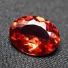 Natural 10.50 Ct Flawless CEYLON SAPPHIRE Orange Oval Shape Gemstone