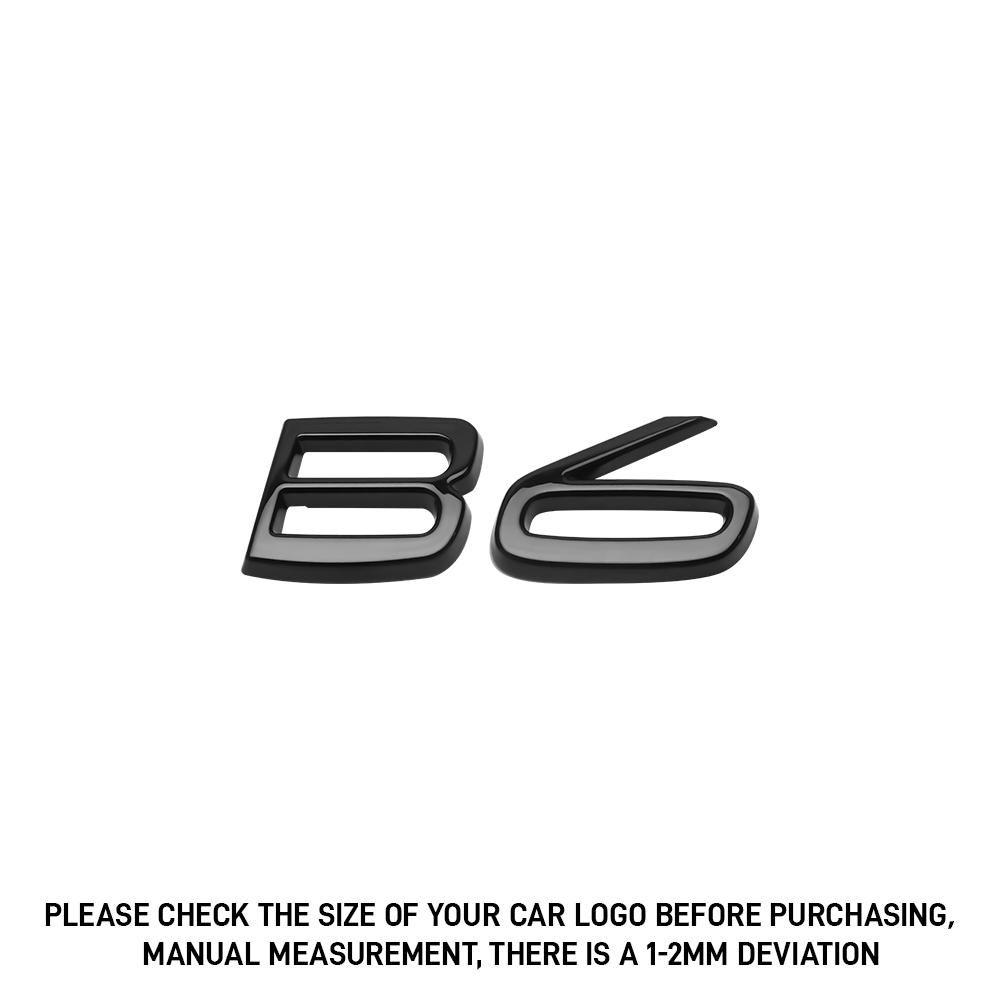 3D ABS Letters Car Rear Trunk Tailgate Side Fender Badge Emblem Sticker for Volvo B2 B3 B4 B5 B6 B7 B8 Auto Accessories