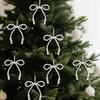 12PCS Elegant Christmas Tree Decoration with Fixing String Hanging Decoration Scene Decoration