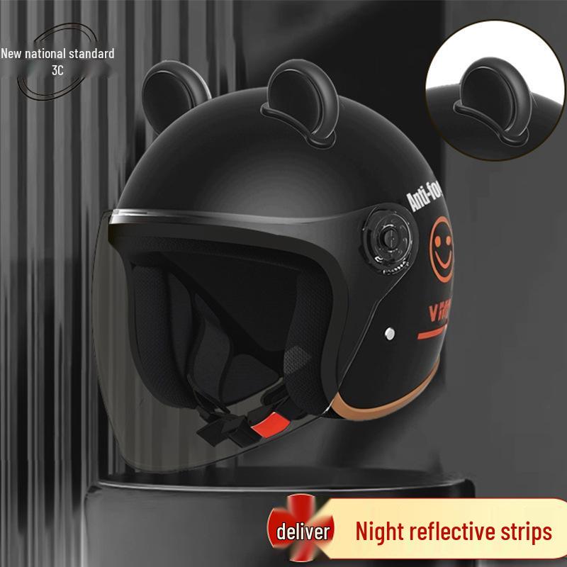 Women's Unisex Winter Warm Half Helmet for Electric Scooter/Motorcycle with Free Shipping