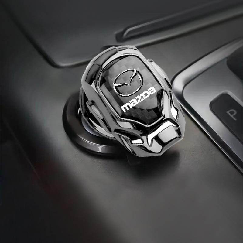 1pc Car One Button Start Protective Cover Ignition Device Badge Sticker For Mazda 3 6 CX5 2 CX3 CX9 MX5 RX8 Axela Demio MS CX5 2 Axela Demio Atenza MS