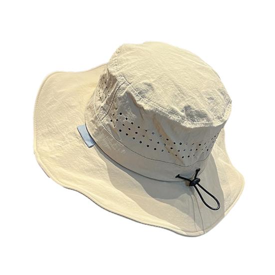Outdoor Sun Protection Bucket Hat for Men Women Wide Brim Waterproof Quick-Dry Sun хаки