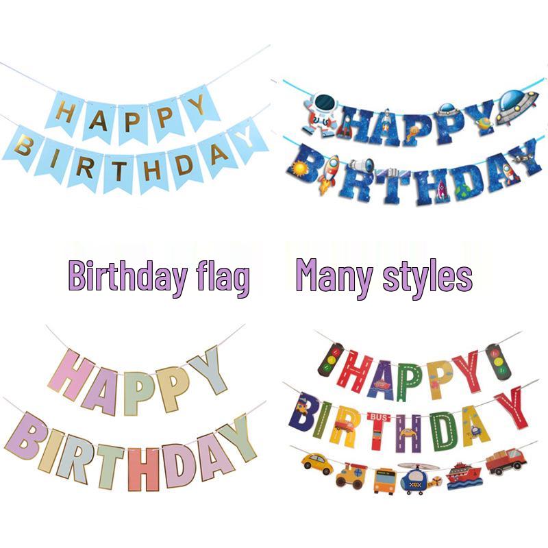 Erster Geburtstag Baby Wimpelkette Banner Fahne Dekoration