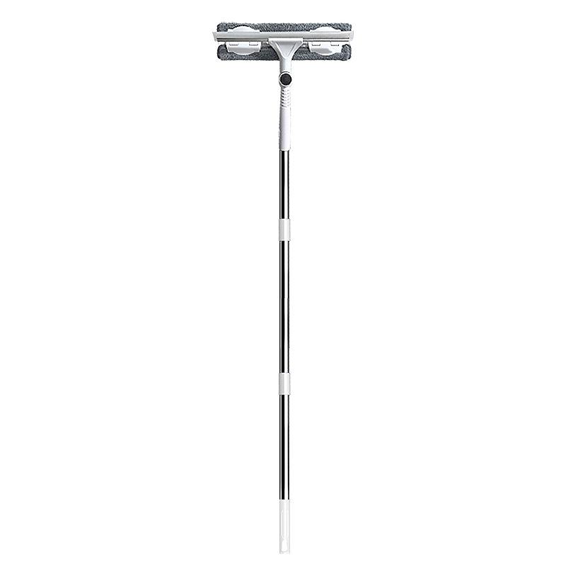Double-Sided High-Rise Window Cleaning Gadget with Extended Pole
