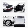 1/36 Porsche 911 Leksaksbilsmodell Miniatyr Racing Fria Hjul Dra Bakåt Pressgjuten Metall Samlarobjekt Gåva till Barn Pojke