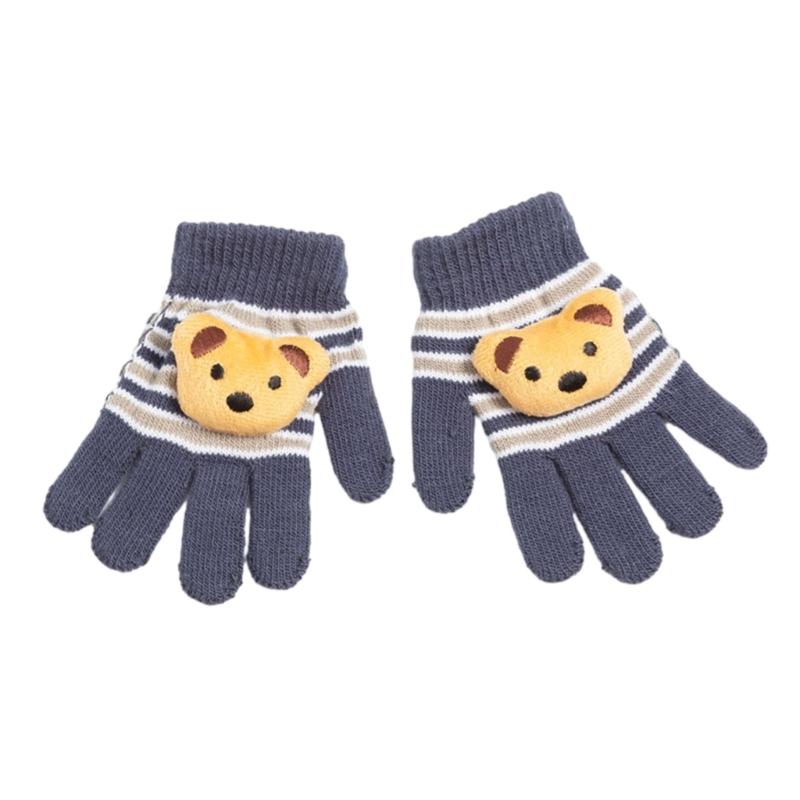 Теплые Цветные Перчатки Варежки на Всю Руку Зимние Теплые Перчатки на Всю Руку