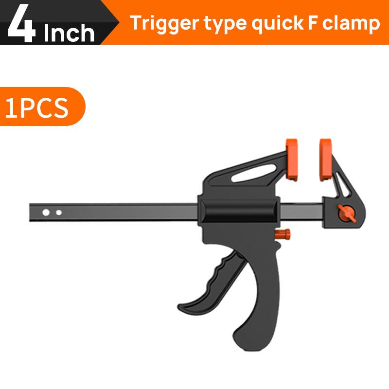5 STÜCKE Mini 4 Zoll F-Typ Klemme Holzbearbeitung Arbeit Balkenklemme Gadget Befestigungsclip Schnell Manuell Quetschgriff Clip