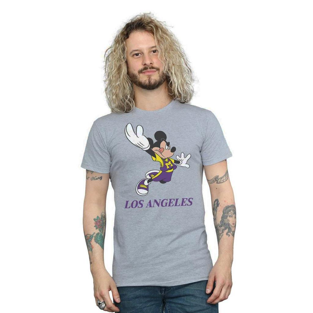 Disney Mens Mickey Mouse Los Angeles T-Shirt