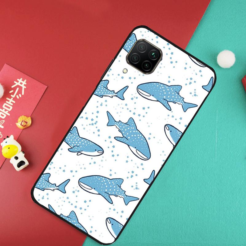 Shark and Killer Whale For Huawei Nova 9 10 SE 11 Pro 7i 8i 11i 12i Y73 Y72 Y61 Y91 Y90 Y70 Y60 P30 P40 Lite Case
