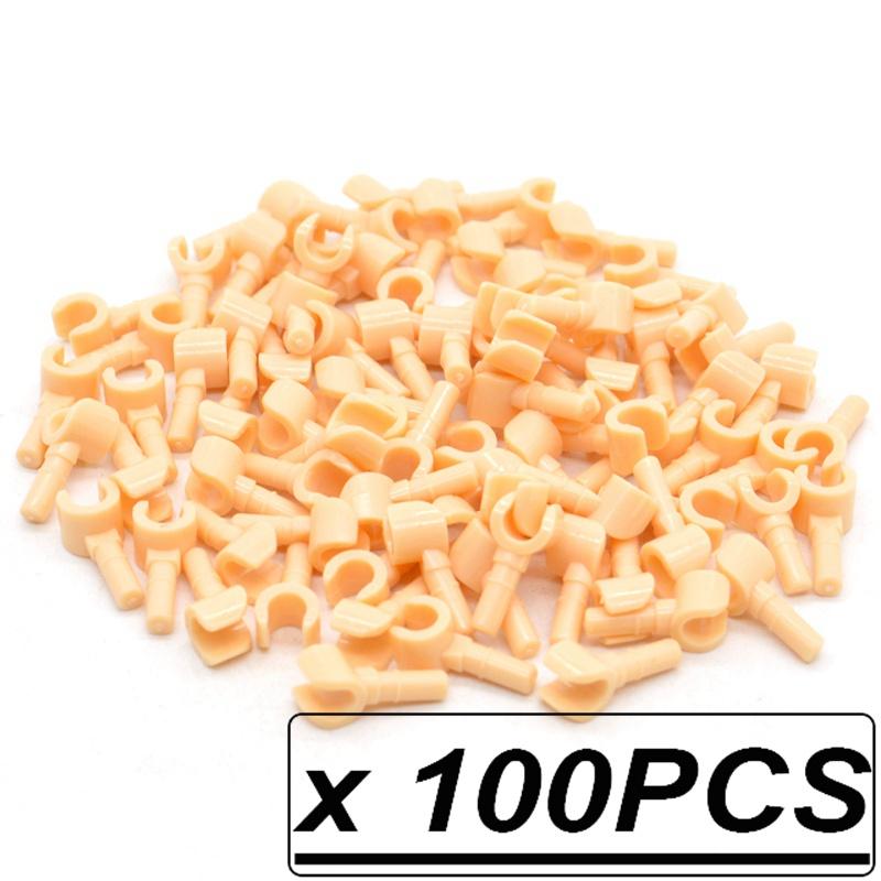 Multicolors 100PCs/Lot Bricks Mini Hands Hand Body Part Building Blocks Toys for MOC Figures