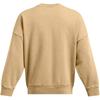 Under Armour Icon Crew Neck Comfortable Long Sleeve Sweatshirt Men sweatshirt Light-Brown 1386553-263